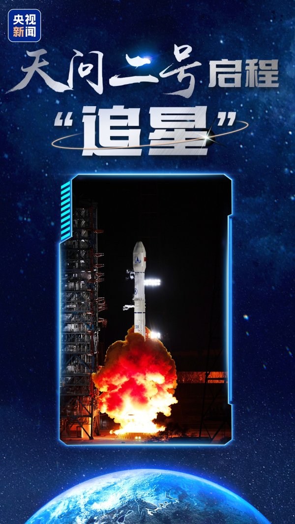 策略聚宝 天问二号任务发射圆满成功&#32;我国开启小行星探测与采样返回之旅
