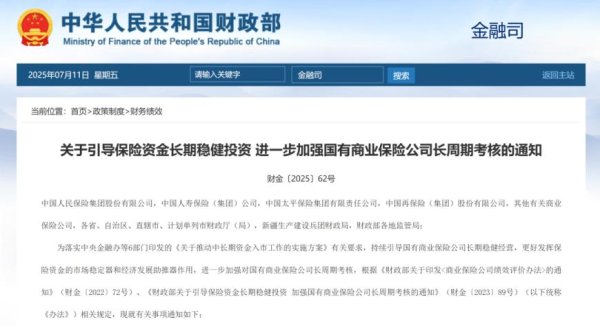 红盘策略 险资入市再迎利好！国有险资长周期考核新机制来了，实施“当年+三年+五年”周期考核